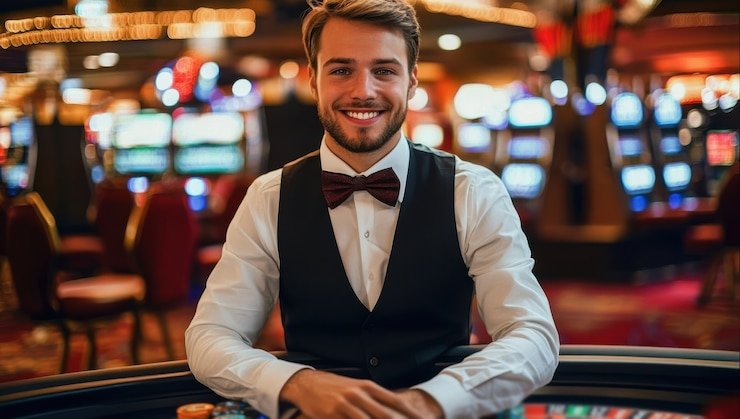 Katalog permainan slot, live dealer, dan sportsbook dalam satu aplikasi Menu permainan slot dan live dealer di aplikasi peluru4d